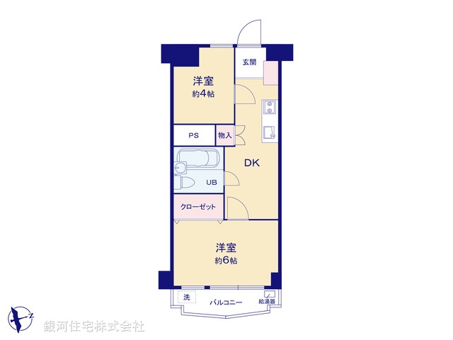 G00354332 埼玉県川口市川口４丁目 中古マンション 1820万円【間取図】