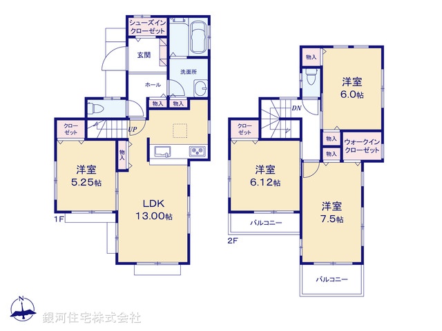 G00359449 神奈川県横浜市戸塚区汲沢町 中古一戸建て 4240万円【間取図】