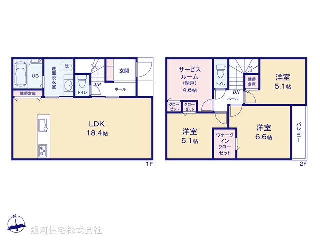 G00362114 神奈川県横浜市金沢区谷津町 中古一戸建て 3880万円【間取図】