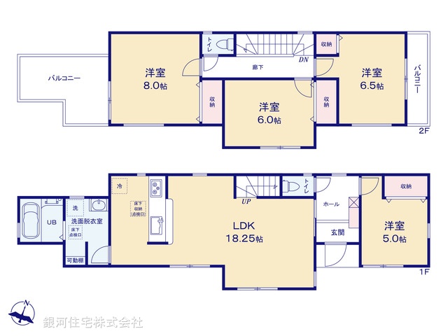 G00365270 埼玉県戸田市笹目南町 新築一戸建て 4680万円【間取図】