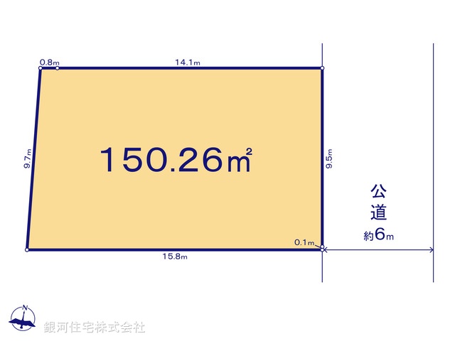 G00367370 神奈川県相模原市緑区向原３丁目 土地(建築条件付土地) 2200万円【区画図】