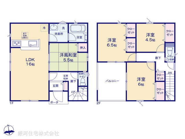 G00368129 東京都西多摩郡瑞穂町大字箱根ヶ崎 新築一戸建て 3780万円【間取図】