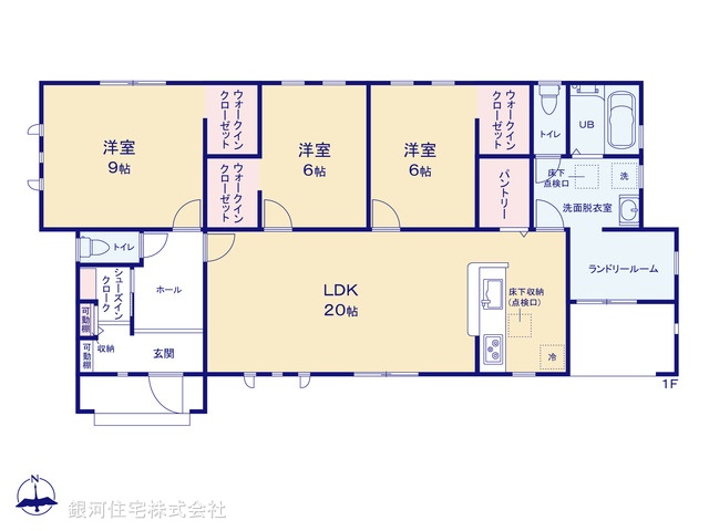 G00368528 埼玉県熊谷市上之 新築一戸建て 3690万円【間取図】