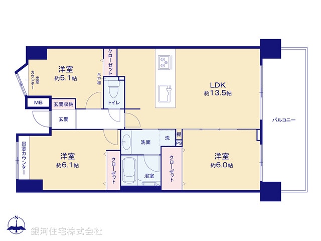 G00369815 埼玉県さいたま市桜区田島１０丁目 中古マンション 2998万円【間取図】