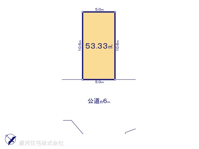 G00370492 千葉県市川市塩焼３丁目 土地 3090万円【区画図】