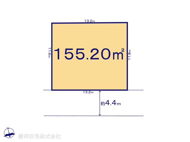 G00370693 千葉県鎌ヶ谷市東道野辺６丁目 土地 1960万円【区画図】