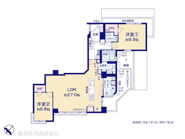 G00370699 東京都文京区白山５丁目 中古マンション 1億1990万円【間取図】