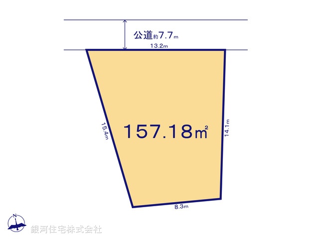 G00370718 埼玉県富士見市大字水子 土地 2980万円【区画図】