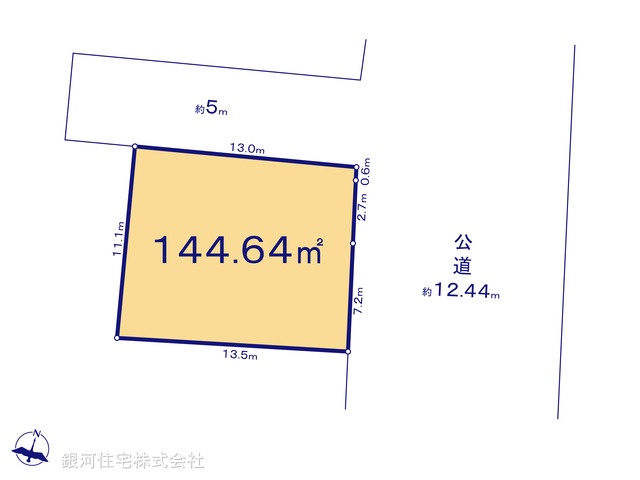 G00370738 埼玉県入間市大字寺竹 土地 1770万円【区画図】