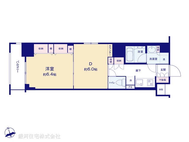G00370800 東京都台東区三筋１丁目 中古マンション 5680万円【間取図】
