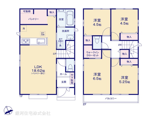 G00370846 千葉県千葉市稲毛区天台４丁目 新築一戸建て 3890万円【間取図】