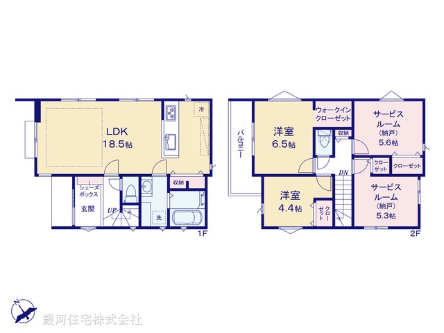 G00370870 千葉県船橋市坪井西２丁目 新築一戸建て 4480万円【間取図】