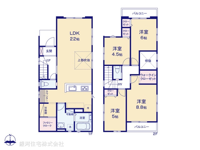 G00370880 埼玉県さいたま市西区三橋６丁目 新築一戸建て 3798万円【間取図】