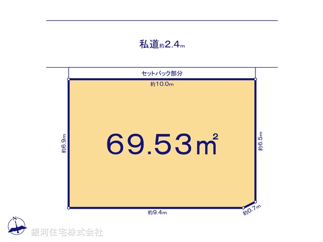 G00370887 神奈川県横浜市南区通町４丁目 土地 4180万円【区画図】