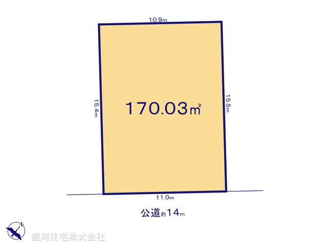 G00371019 埼玉県桶川市大字坂田 土地(建築条件付土地) 2180万円【区画図】