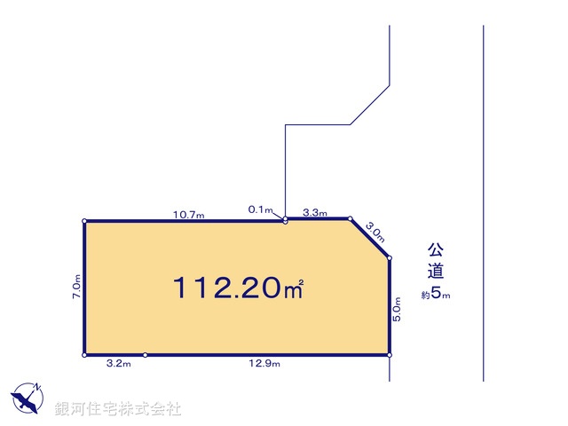 G00371375 東京都東村山市野口町１丁目 土地 4090万円【区画図】