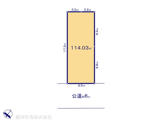 G00371377 東京都東村山市野口町１丁目 土地 4490万円【区画図】