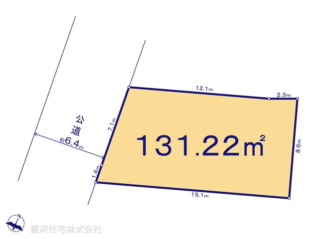 G00371403 千葉県市原市諏訪２丁目 土地 1499万円【区画図】