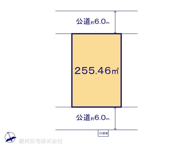 G00371425 千葉県富里市御料 土地 2000万円【区画図】