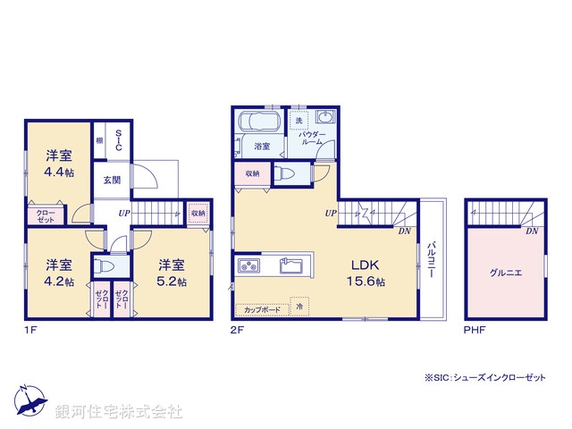 G00372364 神奈川県横浜市戸塚区東俣野町 新築一戸建て 3290万円【間取図】