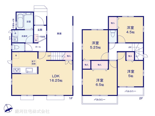 G00372515 東京都葛飾区西水元３丁目 新築一戸建て 3890万円【間取図】