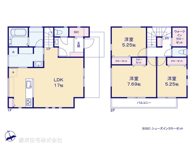G00373549 東京都武蔵村山市中央３丁目 新築一戸建て 3630万円【間取図】