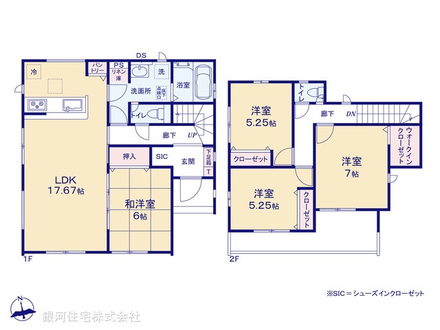 G00373730 千葉県我孫子市柴崎 新築一戸建て 3290万円【間取図】