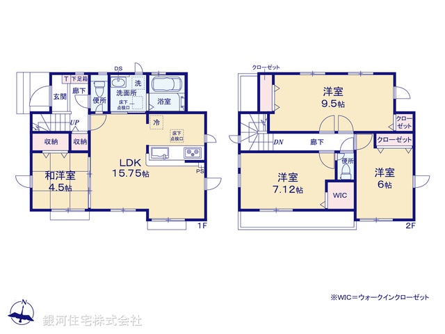 G00373896 東京都八王子市石川町 新築一戸建て 4099万円【間取図】