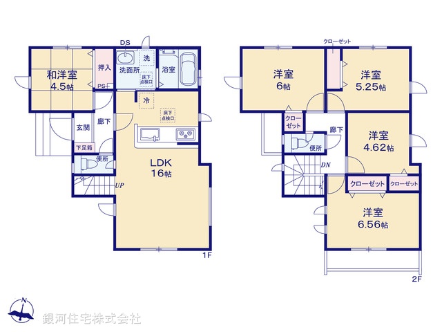 G00373897 東京都八王子市石川町 新築一戸建て 4199万円【間取図】