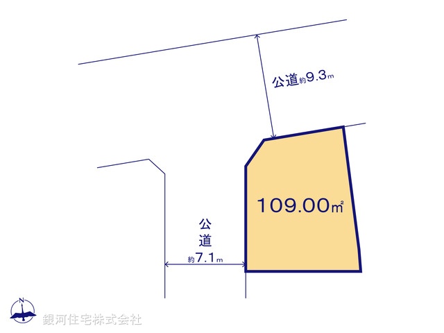 G00373959 神奈川県藤沢市用田 土地(建築条件付土地) 1880万円【区画図】