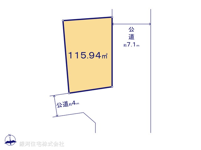G00373963 神奈川県藤沢市打戻 土地(建築条件付土地) 2380万円【区画図】