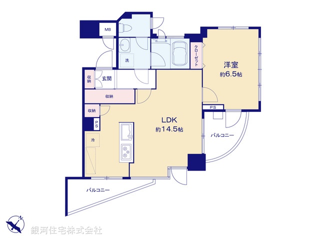 G00373979 東京都港区白金３丁目 中古マンション 1億699万円【間取図】