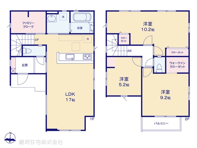 G00374738 埼玉県さいたま市浦和区木崎４丁目 新築一戸建て 4099万円【間取図】
