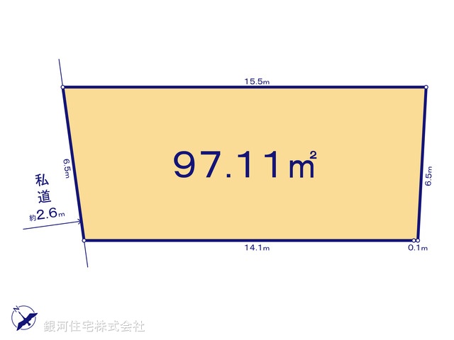 G00374797 東京都品川区西大井３丁目 土地 1億80万円【区画図】
