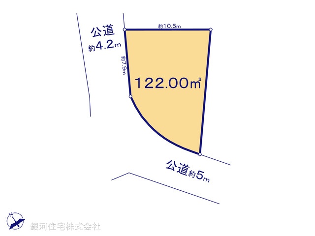 G00375116 東京都羽村市川崎３丁目 土地 2580万円【区画図】