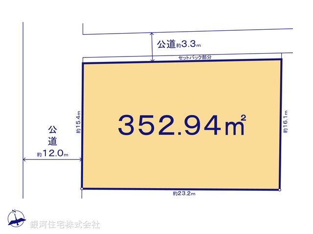 G00375155 神奈川県相模原市緑区橋本５丁目 土地(建築条件付土地) 1億3500万円【区画図】