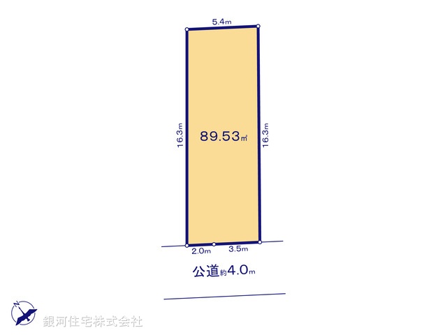 G00375706 神奈川県横浜市港北区高田東１丁目 土地(建築条件付土地) 4580万円【区画図】