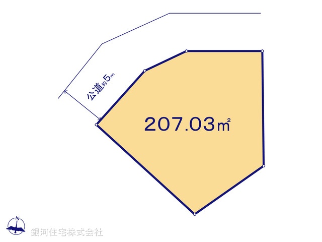 G00375814 神奈川県川崎市宮前区土橋３丁目 土地 1億1800万円【区画図】