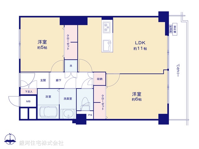 G00375898 東京都新宿区戸山１丁目 中古マンション 4780万円【間取図】