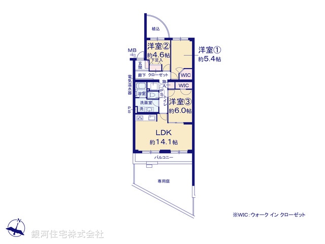 G00375988 神奈川県鎌倉市植木 中古マンション 2990万円【間取図】