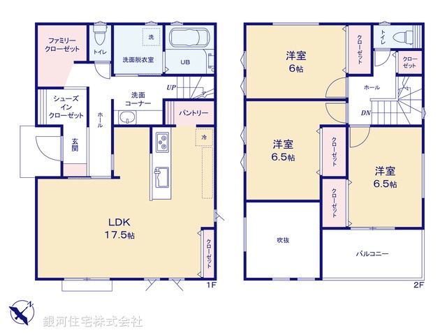 G00376494 埼玉県所沢市和ヶ原２丁目 新築一戸建て 4080万円【間取図】