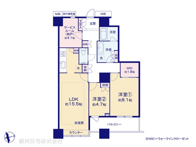 G00376571 東京都港区芝浦４丁目 中古マンション 2億4590万円【間取図】