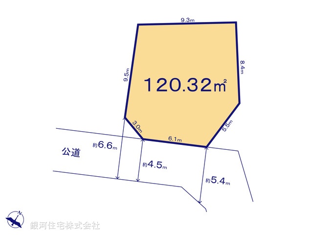 G00376623 神奈川県相模原市南区上鶴間８丁目 土地 5290万円【区画図】