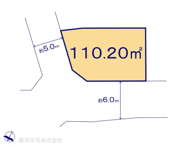 G00376686 神奈川県相模原市南区当麻 土地(建築条件付土地) 2180万円【区画図】