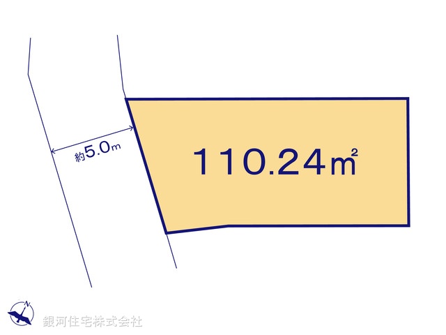 G00376687 神奈川県相模原市南区当麻 土地(建築条件付土地) 2180万円【区画図】