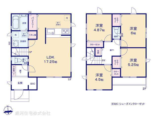 G00376691 東京都八王子市平岡町 新築一戸建て 4990万円【間取図】