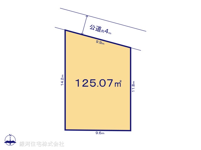 G00376775 東京都多摩市一ノ宮４丁目 土地 4980万円【区画図】