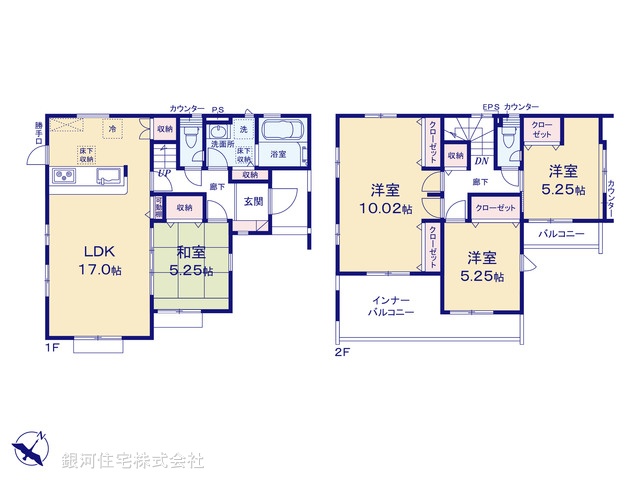 G00376835 埼玉県北本市西高尾７丁目 新築一戸建て 3998万円【間取図】
