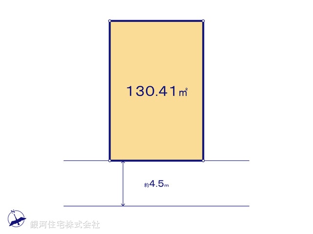 G00377080 神奈川県相模原市中央区田名 土地 1900万円【区画図】