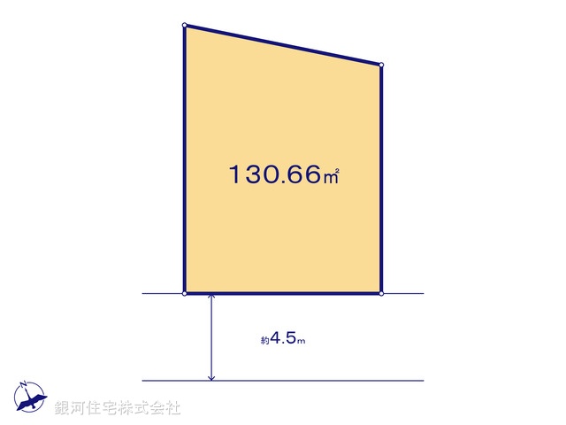 G00377081 神奈川県相模原市中央区田名 土地 1850万円【区画図】